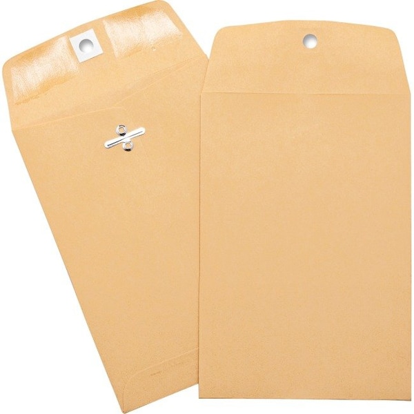 Envelope, Clasp, Hvydty, 5X7.5 10PK